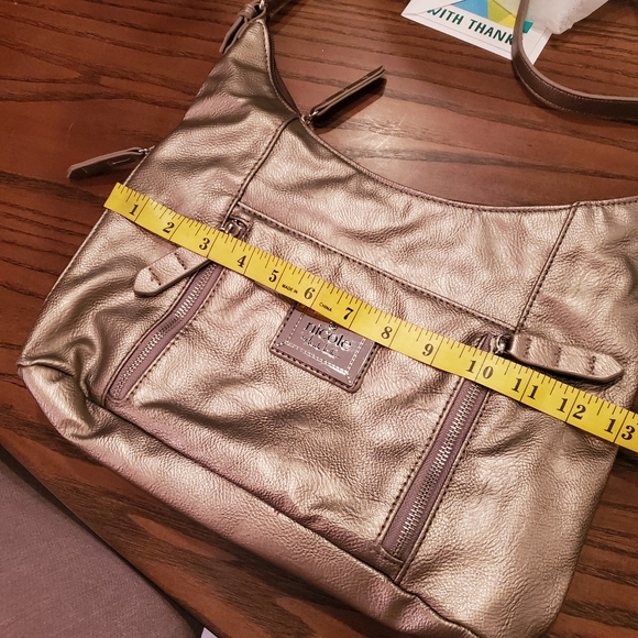 Nicole by Nicole Miller Metallic Shoulder bag - Picture 14 of 15